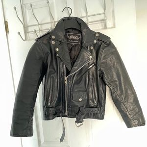 UNIK leather moto jacket XS